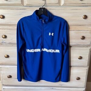 Under Armour Royal Blue Half-Zip Top